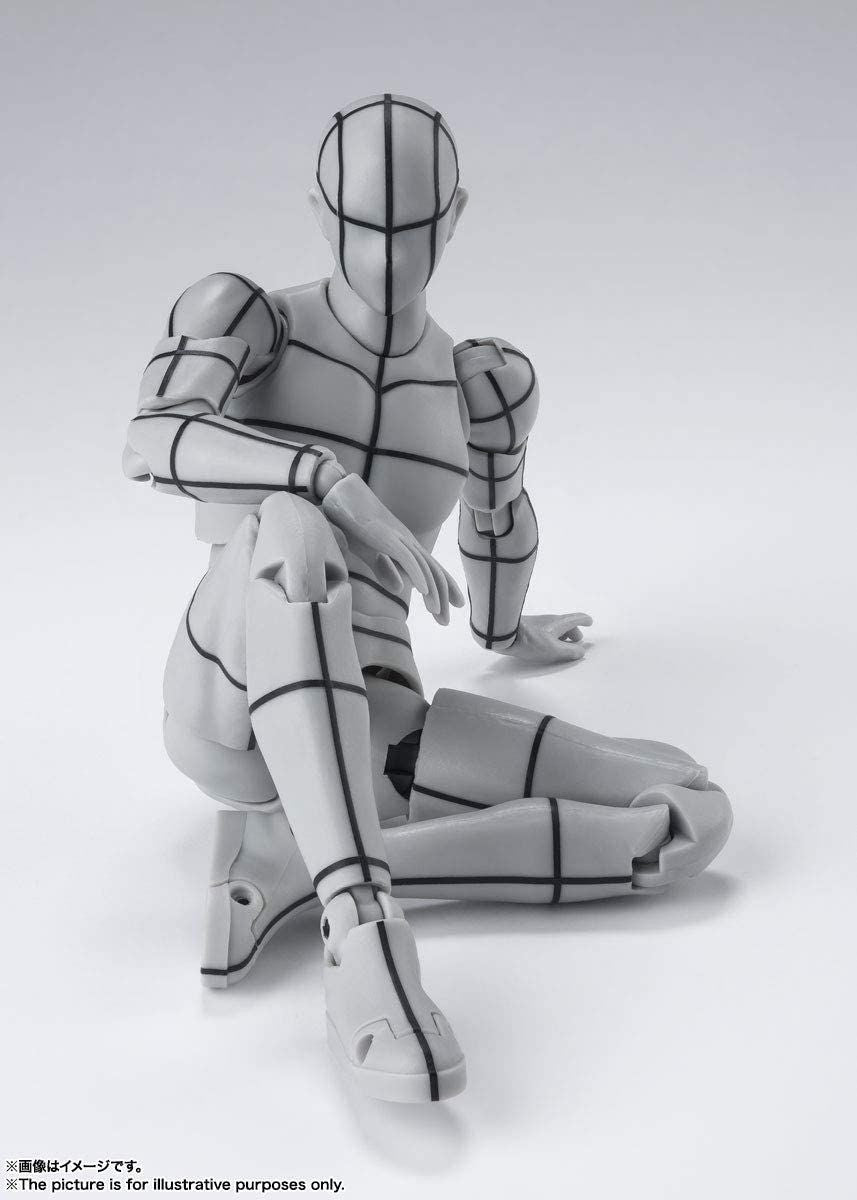  Bandai S.H. Figuarts Body-kun -Wire Frame- Gray Color Ver. Figure
