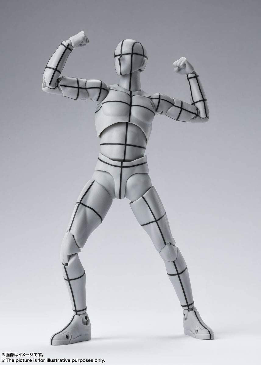  Bandai S.H. Figuarts Body-kun -Wire Frame- Gray Color Ver. Figure