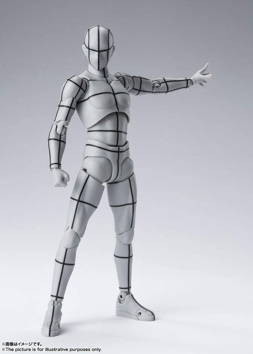  Bandai S.H. Figuarts Body-kun -Wire Frame- Gray Color Ver. Figure