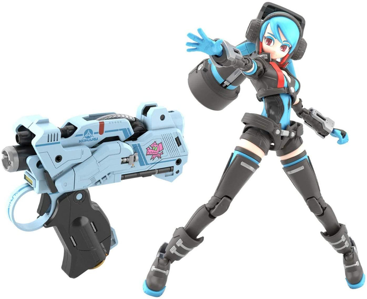  Bandai Girl Gun Lady Attack Girl Gun X Lady Commander Alice Set Box Plastic Model