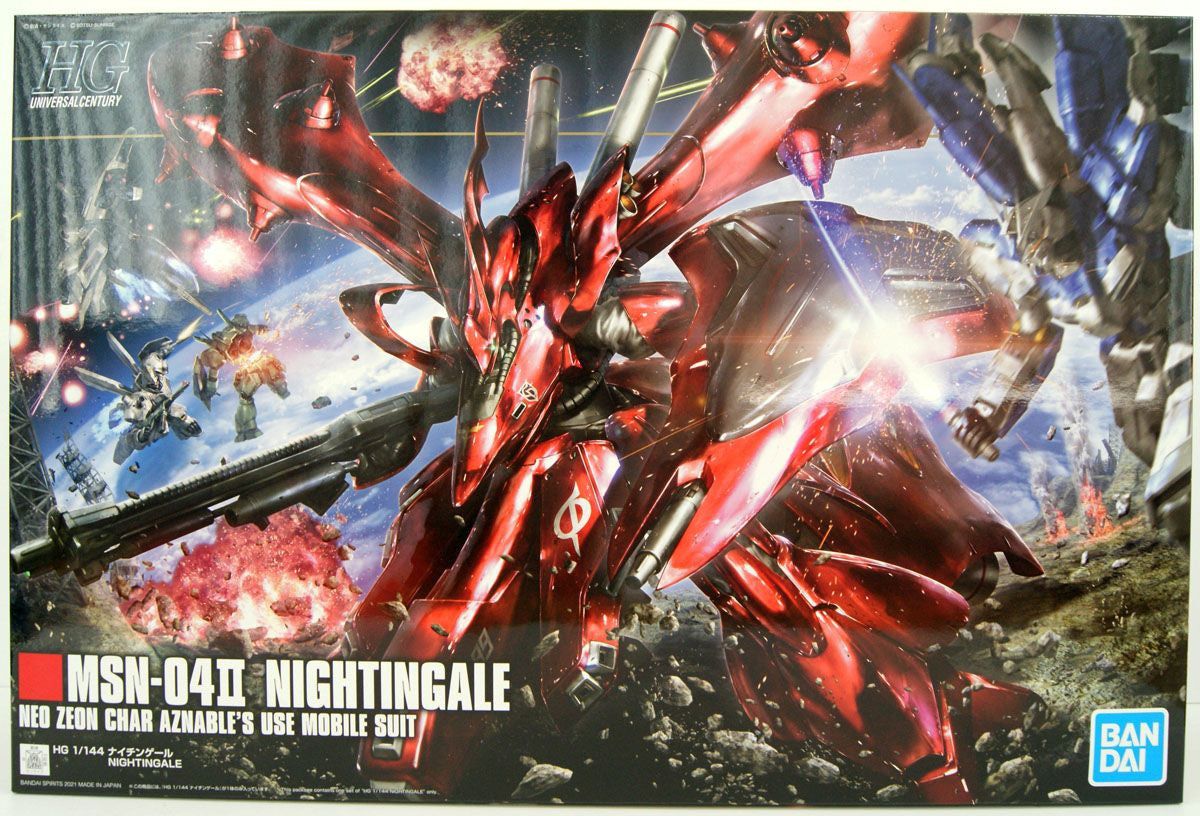  Bandai HGUC 1/144 Nightingale Plastic Model