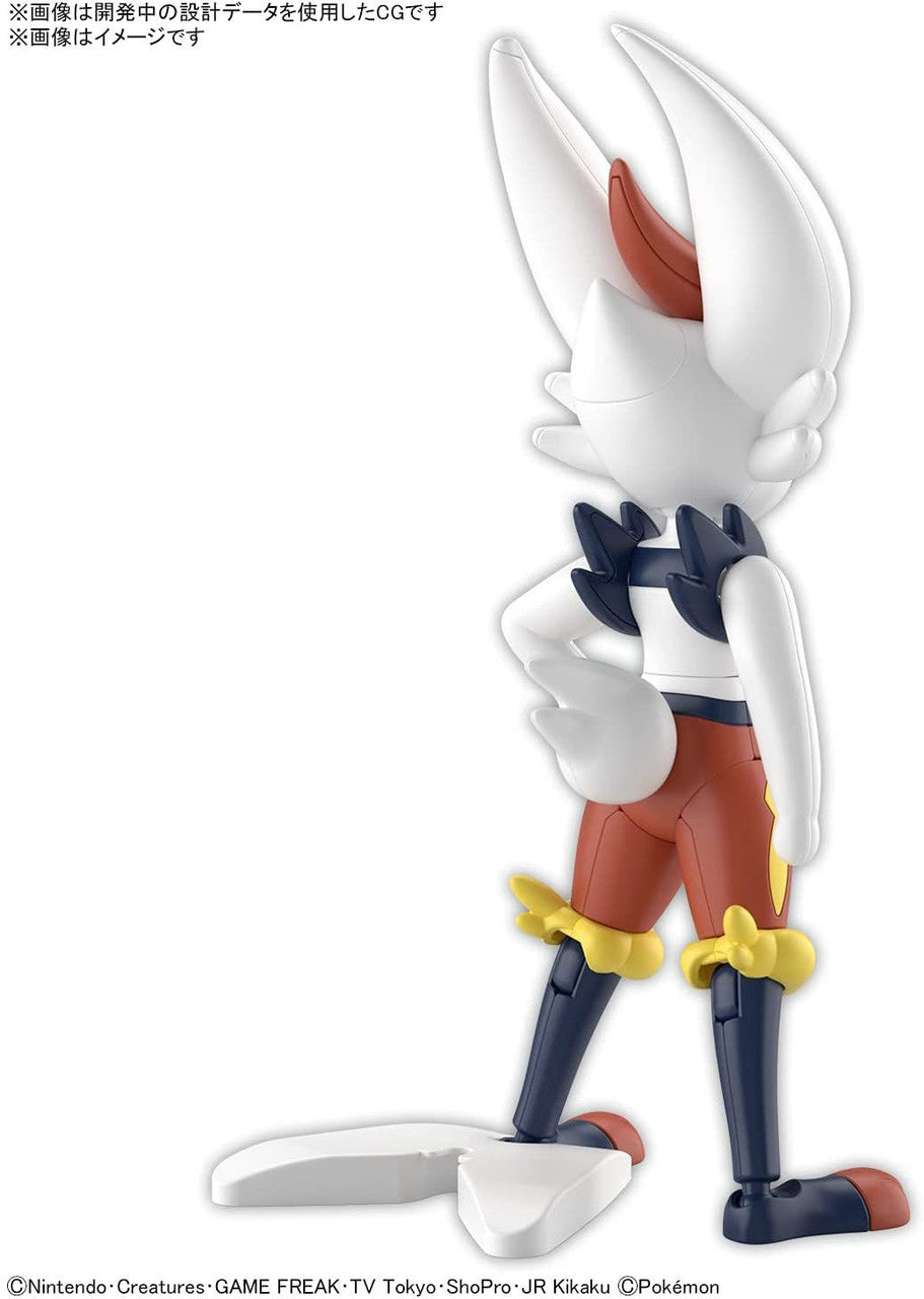  Bandai Pokemon Plamo Cinderace Plastic Model