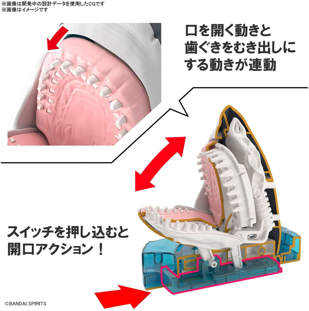  Bandai Exploring Lab Nature Great White Shark Plastic Model