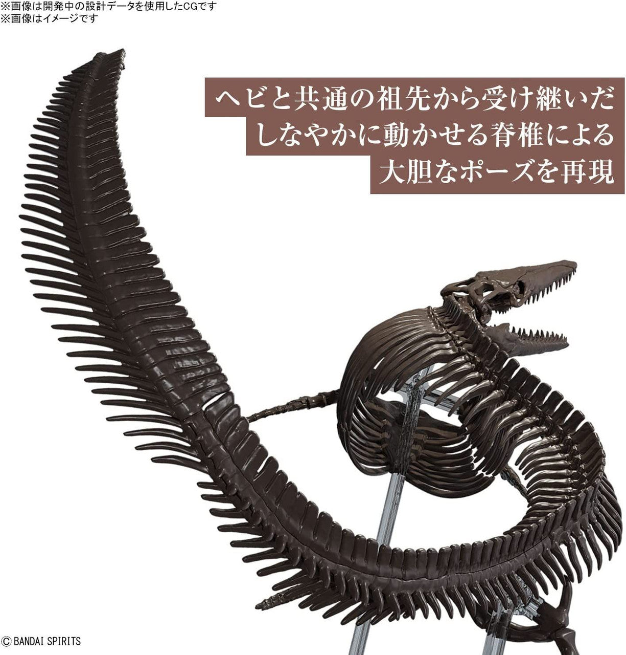  Bandai Imaginary Skeleton 1/32 Mosasaurus Plastic Model