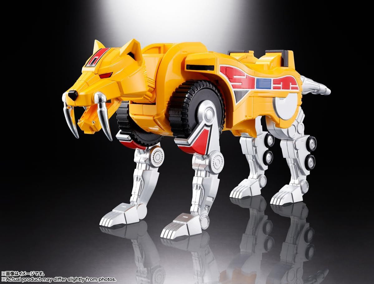  Bandai Soul Of Chogokin Zyutei Daizyuzin GX-72 Daizyuzin & GX-78 Dragon Caesar Figure (Kyoryu Sentai Zyuranger)