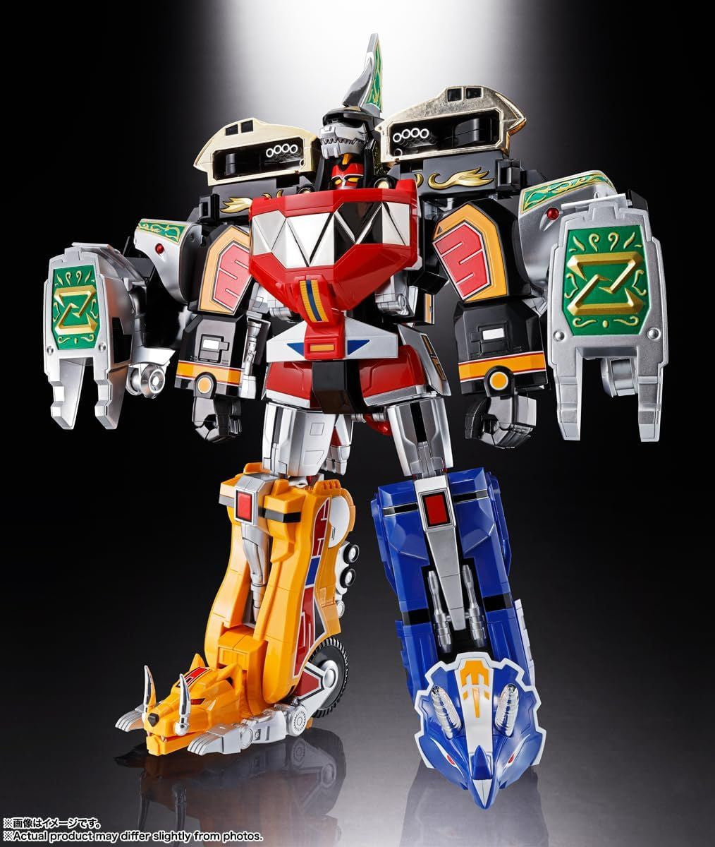  Bandai Soul Of Chogokin Zyutei Daizyuzin GX-72 Daizyuzin & GX-78 Dragon Caesar Figure (Kyoryu Sentai Zyuranger)