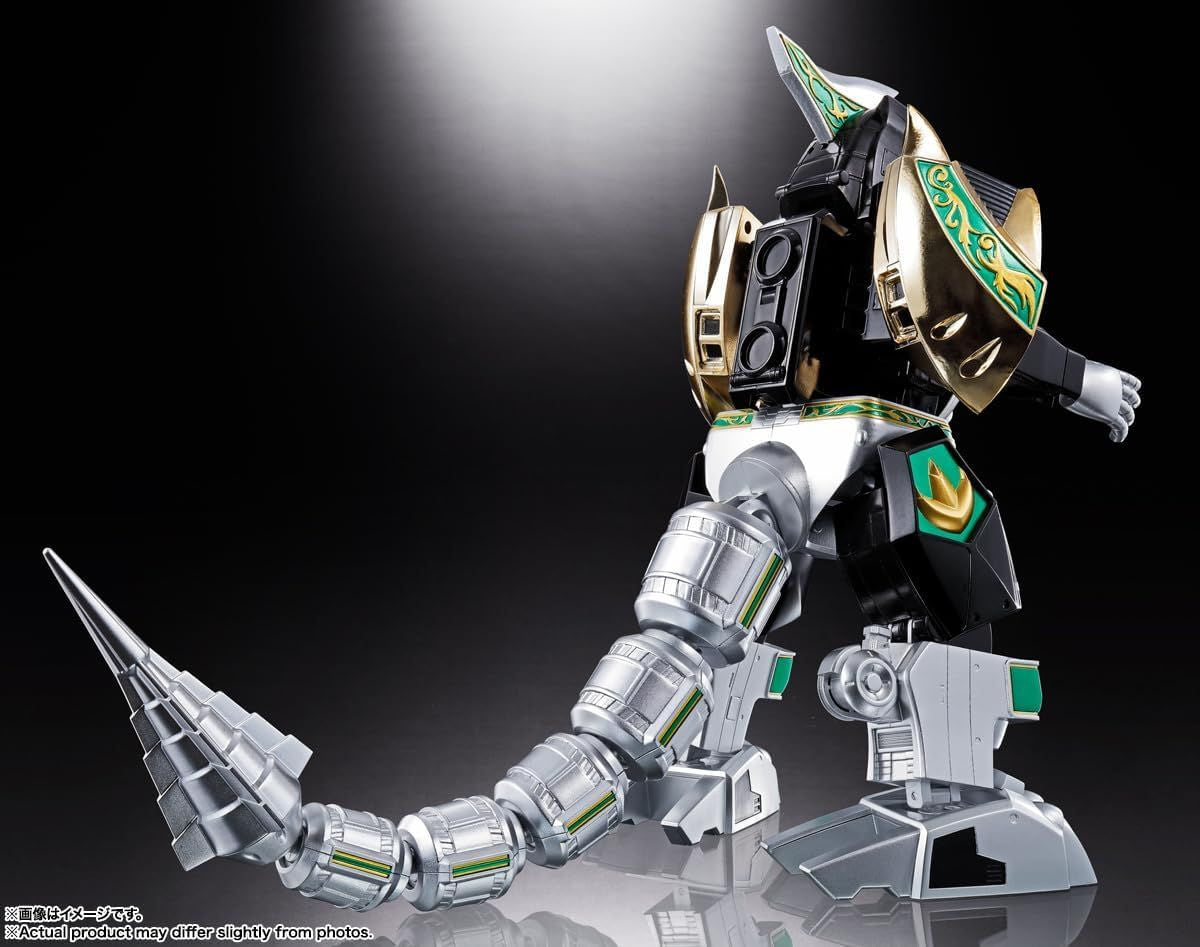  Bandai Soul Of Chogokin Zyutei Daizyuzin GX-72 Daizyuzin & GX-78 Dragon Caesar Figure (Kyoryu Sentai Zyuranger)