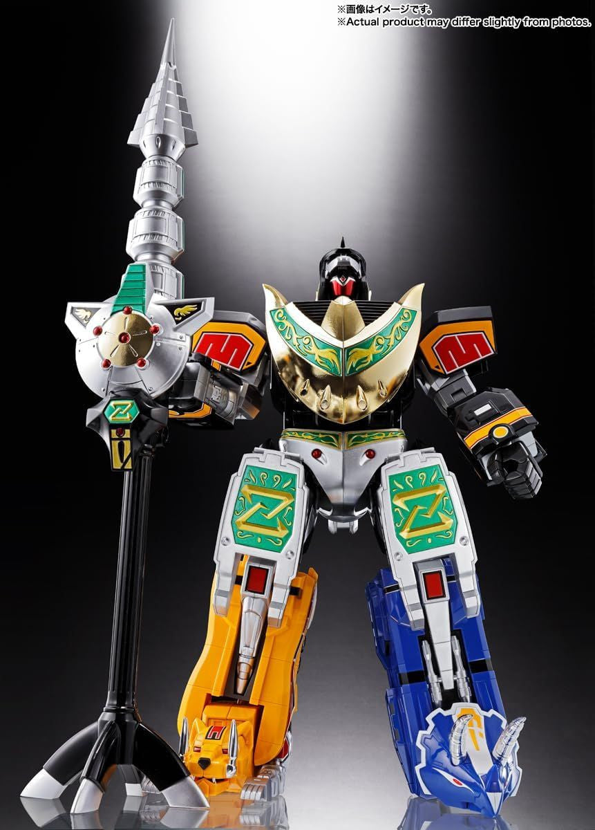  Bandai Soul Of Chogokin Zyutei Daizyuzin GX-72 Daizyuzin & GX-78 Dragon Caesar Figure (Kyoryu Sentai Zyuranger)