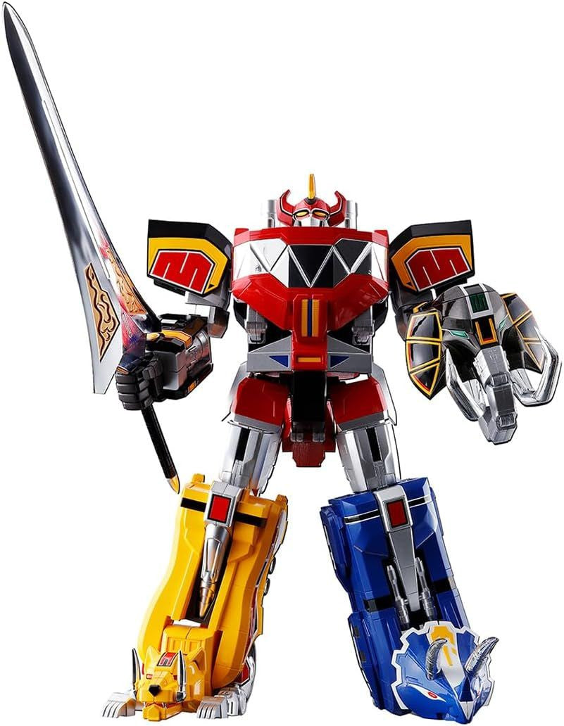  Bandai Soul Of Chogokin Zyutei Daizyuzin GX-72 Daizyuzin & GX-78 Dragon Caesar Figure (Kyoryu Sentai Zyuranger)