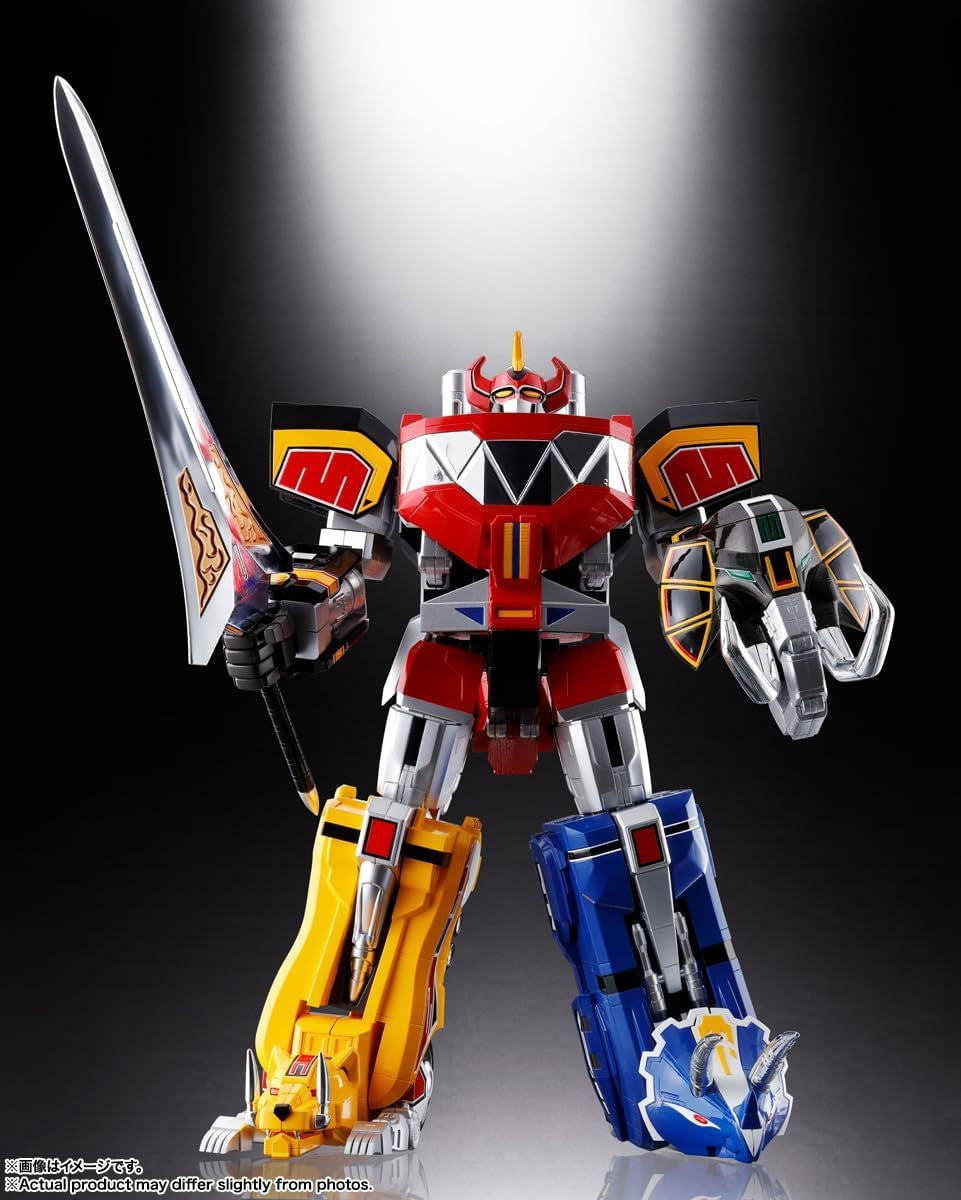  Bandai Soul Of Chogokin Zyutei Daizyuzin GX-72 Daizyuzin & GX-78 Dragon Caesar Figure (Kyoryu Sentai Zyuranger)