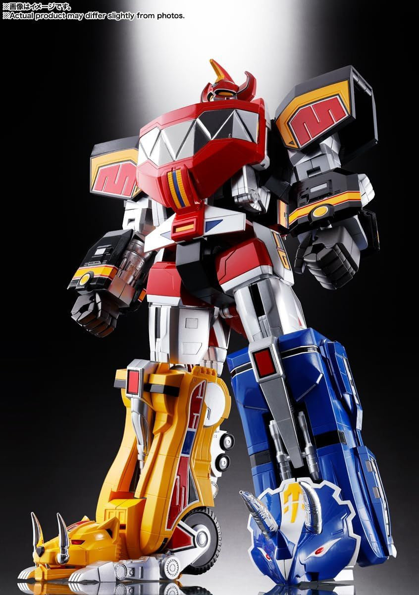  Bandai Soul Of Chogokin Zyutei Daizyuzin GX-72 Daizyuzin & GX-78 Dragon Caesar Figure (Kyoryu Sentai Zyuranger)