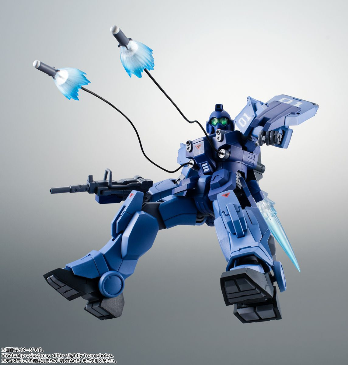  Bandai Robot Spirits (Side MS) RX-79BD-1 Blue Destiny Unit 1 Ver. A.N.I.M.E. Figure (Mobile Suit Gundam Gaiden THE BLUE DESTINY)