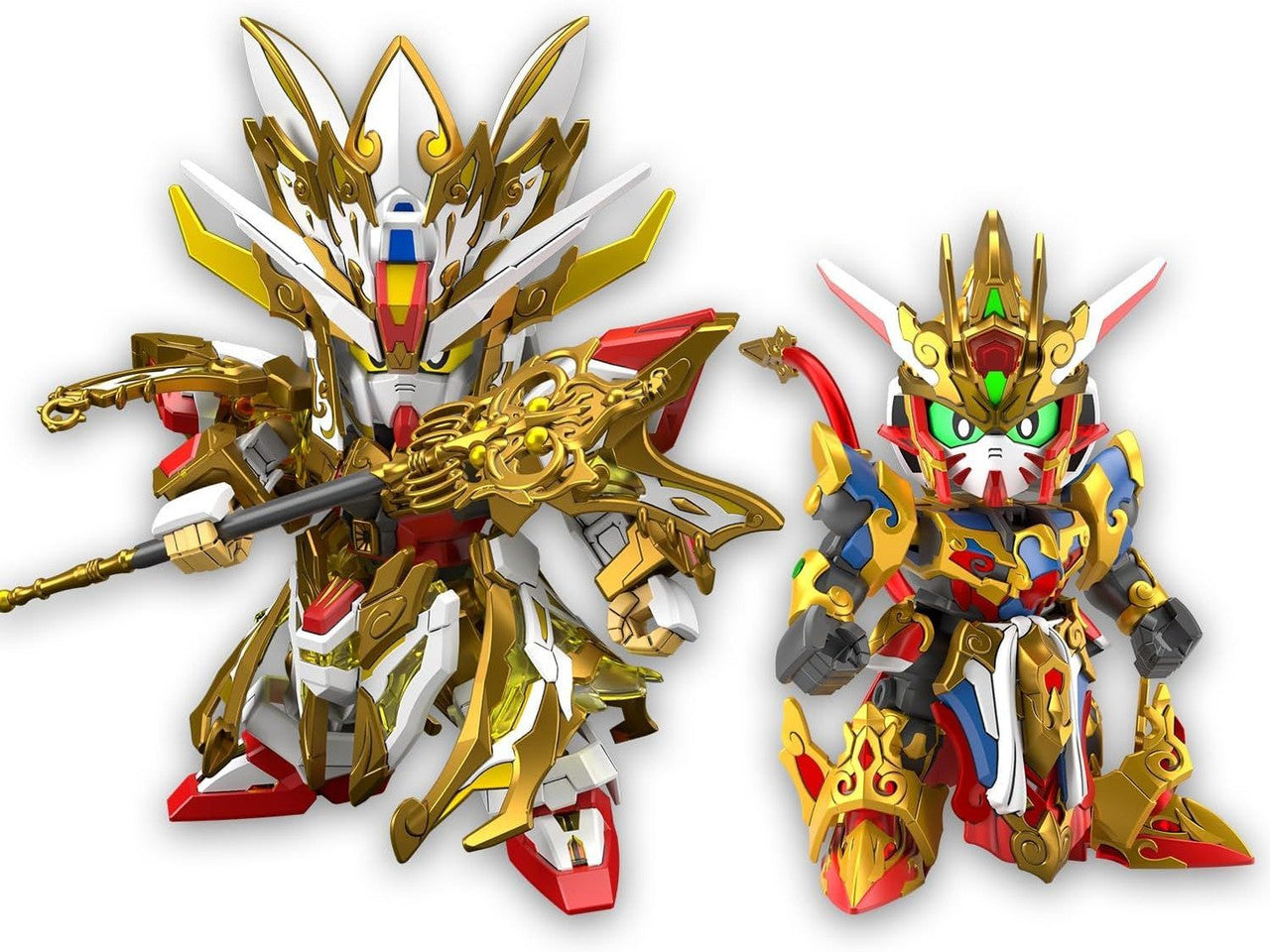  Bandai SDW Heroes BB Senshi No.33 Goku Impulse Gundam & Sanzang Strike Freedom Gundam Set Plastic Model