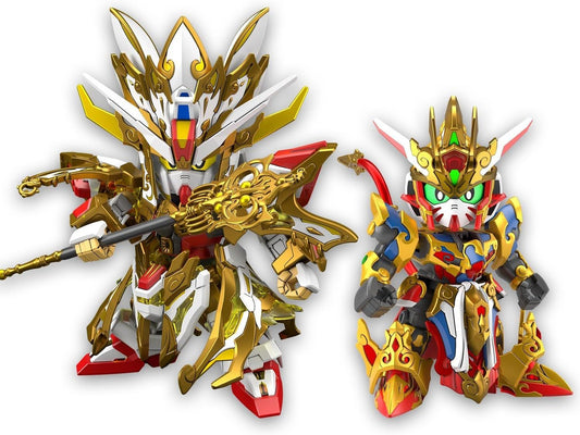  Bandai SDW Heroes BB Senshi No.33 Goku Impulse Gundam & Sanzang Strike Freedom Gundam Set Plastic Model