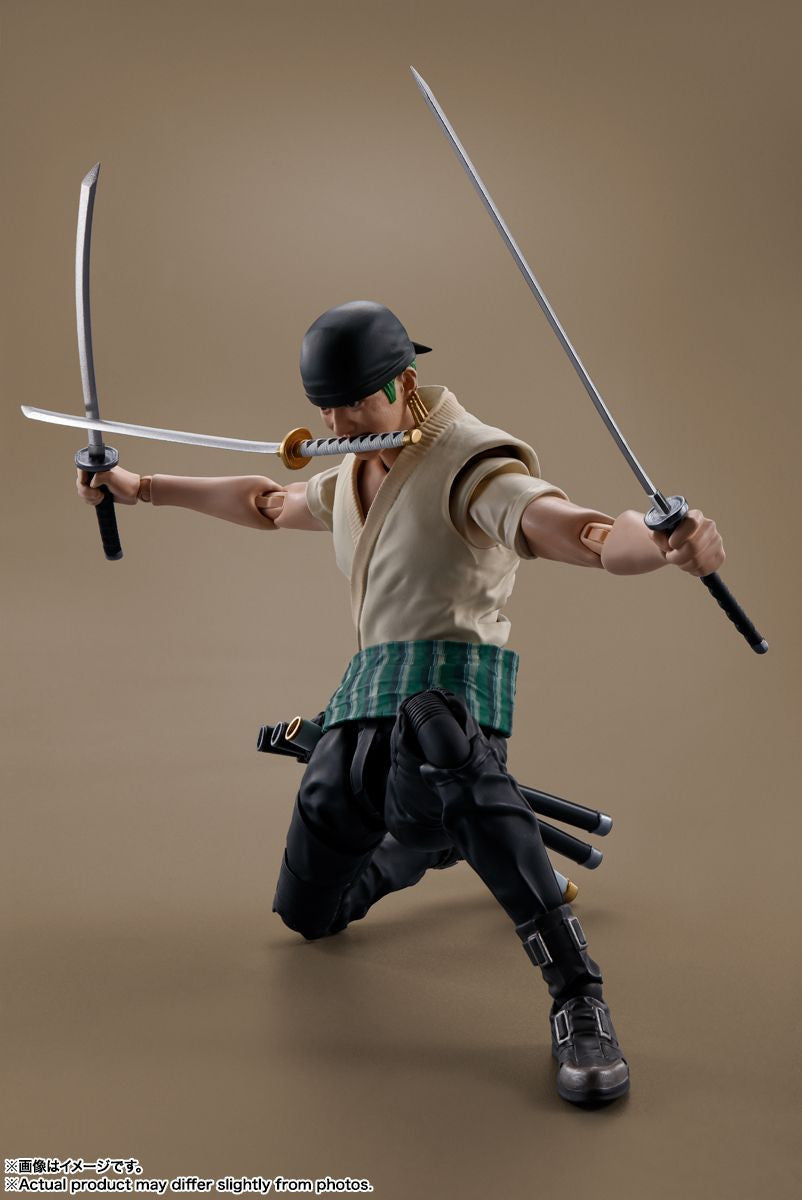  Bandai S.H. Figuarts Roronoa Zoro Figure (A Netflix Series: One Piece)