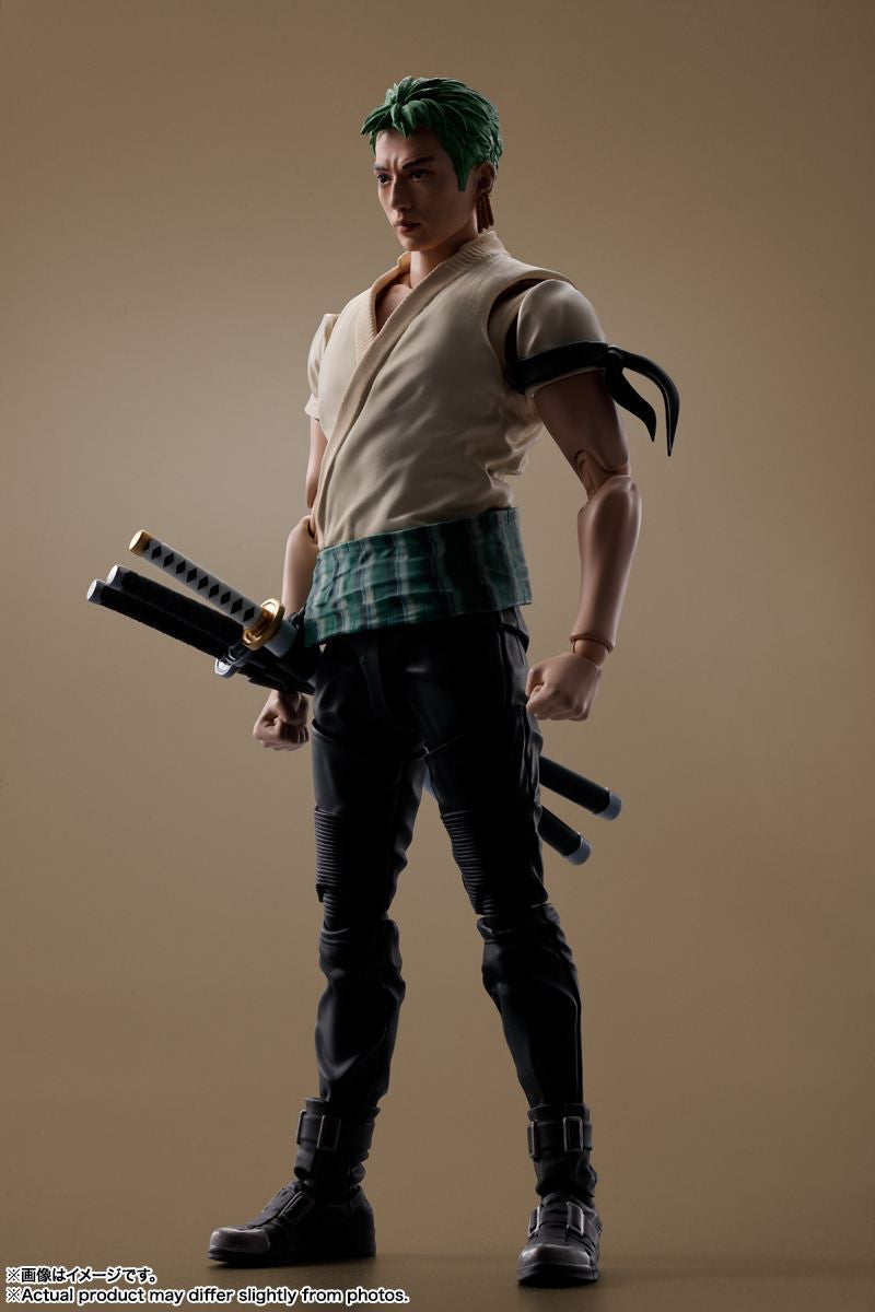  Bandai S.H. Figuarts Roronoa Zoro Figure (A Netflix Series: One Piece)