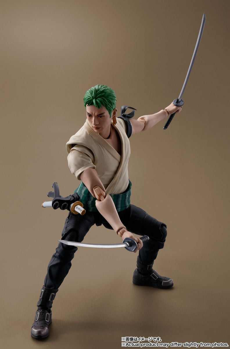  Bandai S.H. Figuarts Roronoa Zoro Figure (A Netflix Series: One Piece)