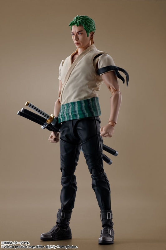  Bandai S.H. Figuarts Roronoa Zoro Figure (A Netflix Series: One Piece)