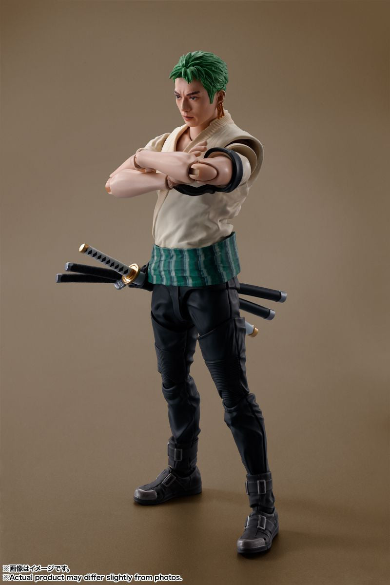  Bandai S.H. Figuarts Roronoa Zoro Figure (A Netflix Series: One Piece)