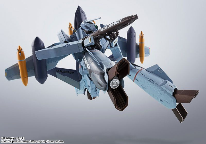  Bandai HI-METAL R VF-0A Phoenix (Shin Kudo Model) + QF-2200D-B Ghost Figure (Macross Zero)