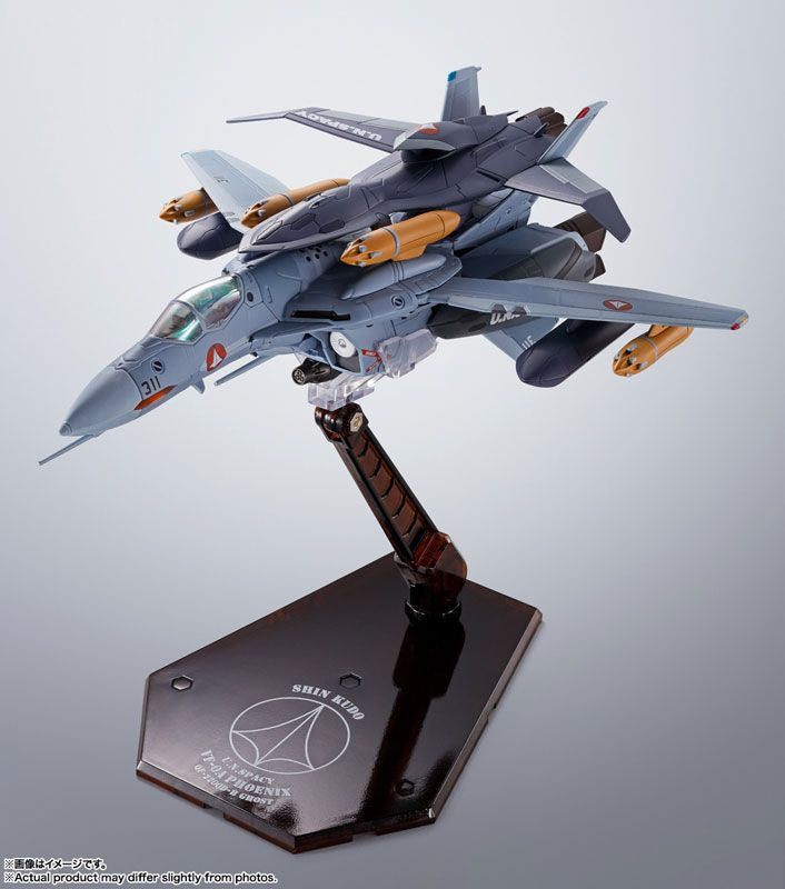  Bandai HI-METAL R VF-0A Phoenix (Shin Kudo Model) + QF-2200D-B Ghost Figure (Macross Zero)