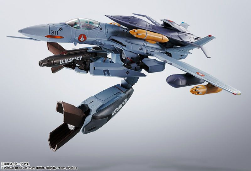  Bandai HI-METAL R VF-0A Phoenix (Shin Kudo Model) + QF-2200D-B Ghost Figure (Macross Zero)