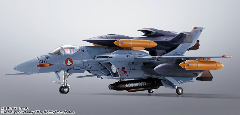  Bandai HI-METAL R VF-0A Phoenix (Shin Kudo Model) + QF-2200D-B Ghost Figure (Macross Zero)