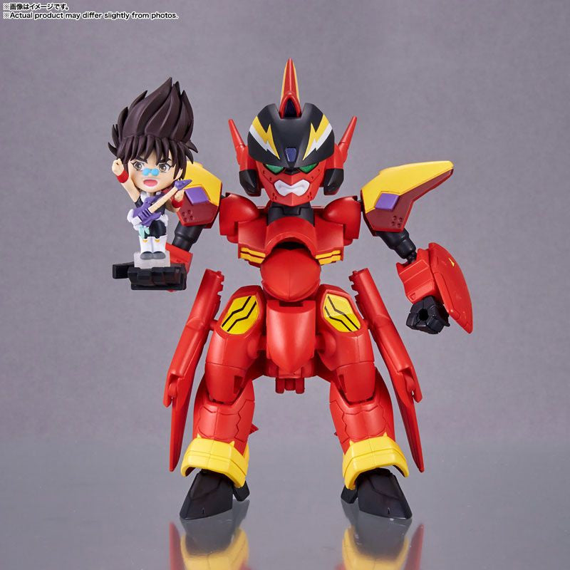  Bandai TINY SESSION VF-19 Kai Fire Valkyrie With Nekki Basara (Macross 7)