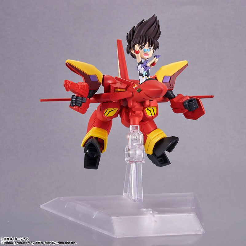  Bandai TINY SESSION VF-19 Kai Fire Valkyrie With Nekki Basara (Macross 7)