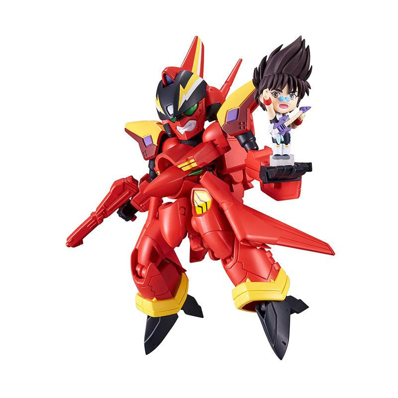  Bandai TINY SESSION VF-19 Kai Fire Valkyrie With Nekki Basara (Macross 7)