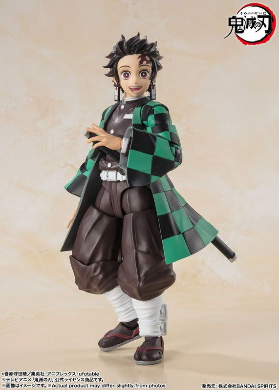  Bandai S.H.Figuarts Tanjiro Kamado Figure (Demon Slayer: Kimetsu No Yaiba)