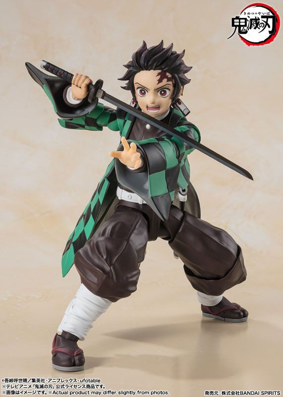  Bandai S.H.Figuarts Tanjiro Kamado Figure (Demon Slayer: Kimetsu No Yaiba)