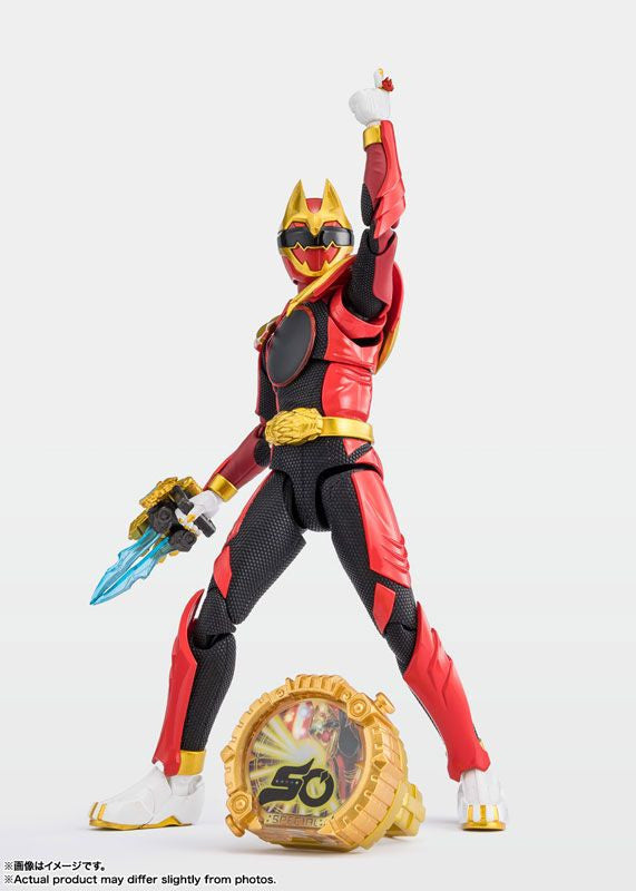  Bandai S.H.Figuarts Goju Wolf (First Edition With Sentai Ring) Number One Sentai Gojujya Figure