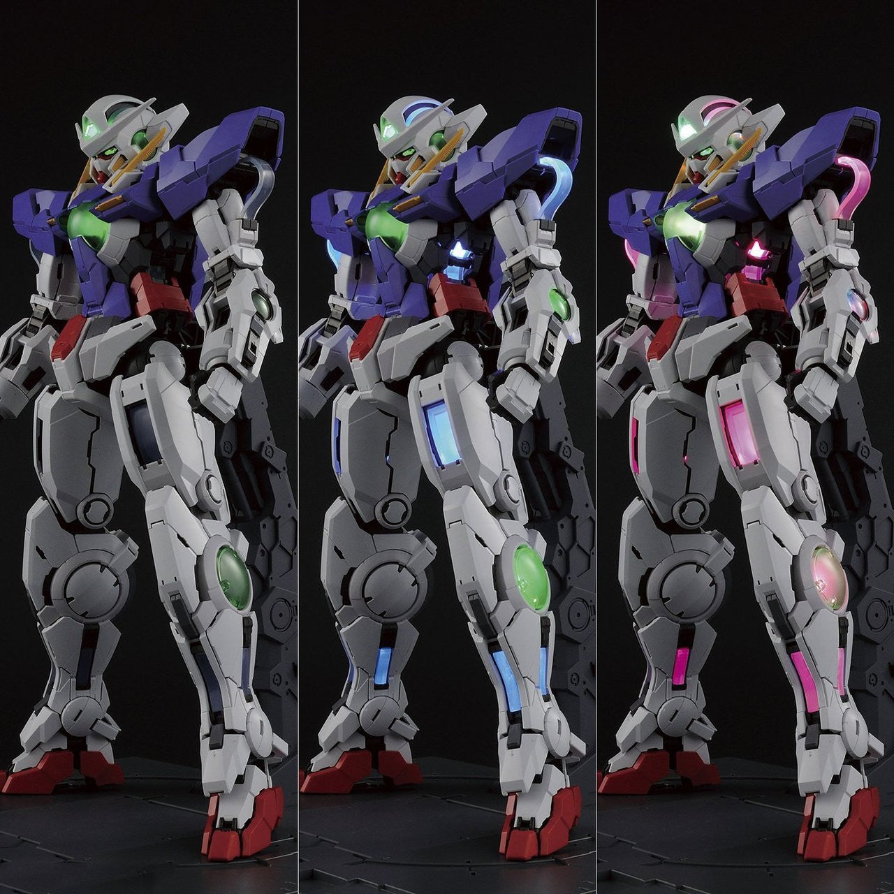  Bandai PG (Perfect Grade Gundam) 197737 Gundam Exia (Lighting Model) 1/60 Scale Kit