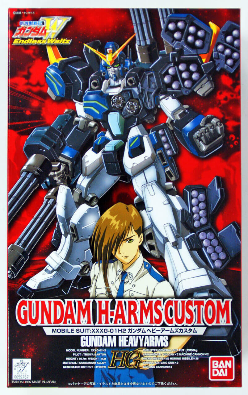  Bandai 597676 Gundam W Endless Waltz Gundam H-ARMS CUSTOM 1/100 Scale Kit