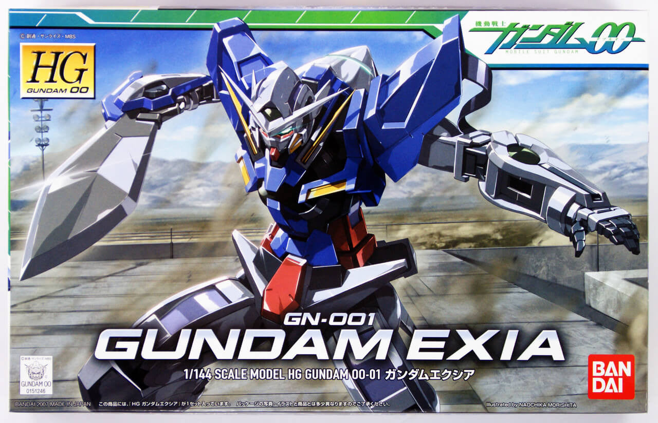  Bandai HG OO 01 Gundam EXIA 1/144 Scale Kit