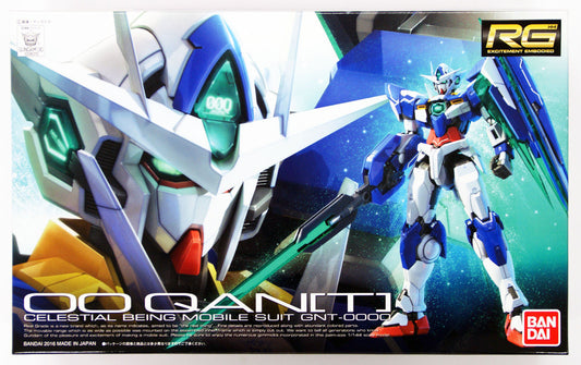  Bandai RG-21 Gundam GNT-0000 Double OO Quant 1/144 Scale Kit