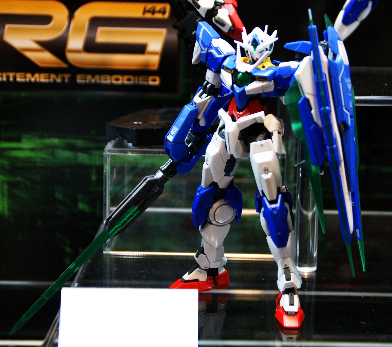  Bandai RG-21 Gundam GNT-0000 Double OO Quant 1/144 Scale Kit