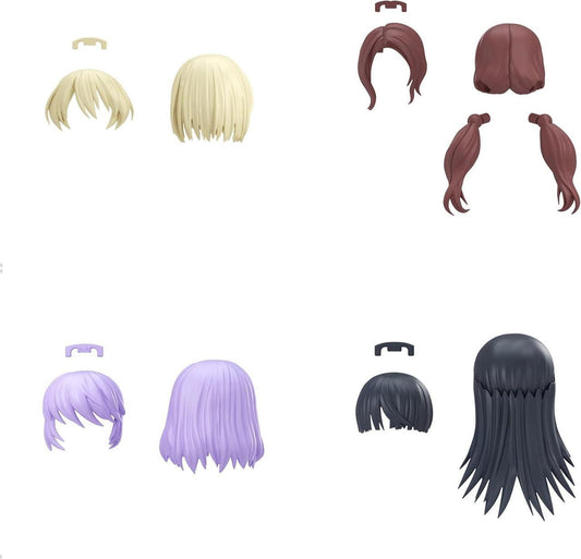  Bandai 30MS Option Hair Style & Face Parts Set Plastic Model (4 Types)