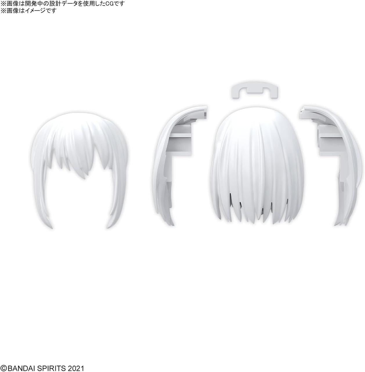  Bandai 30MS Option Hair Style Parts Vol.10 (4 Types) Plastic Model