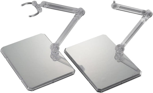  Bandai Action Base 7 (Clear Color) Mirror Display (2 Stands)