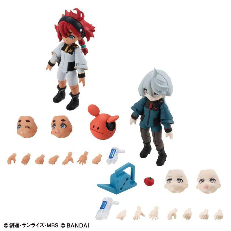  Bandai Aqua Shooters! Mobile Suit Gundam Witch From Mercury Suletta & Miorine Set