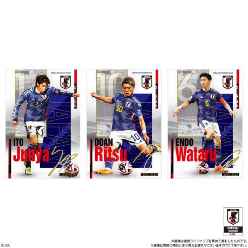  Bandai Candy Japan National Soccer Team Metallic Card Collection 20pcs Box