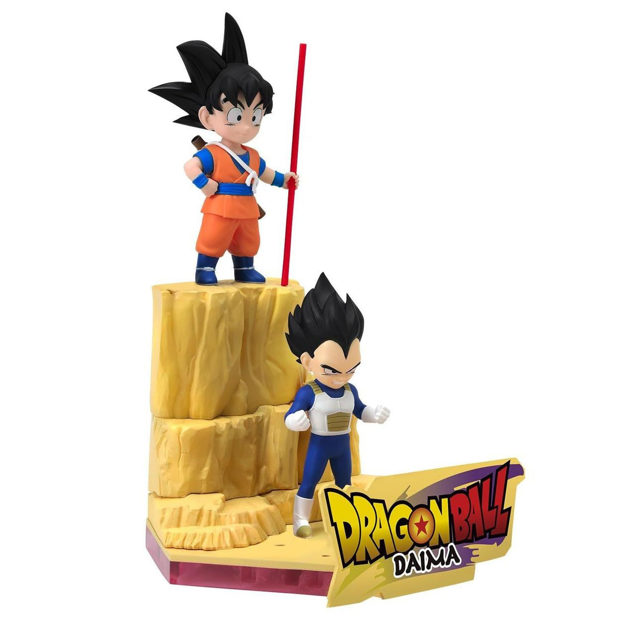  Bandai Dragon Ball DAIMA Son Goku (Mini) & Vegeta (Mini) Plastic Model