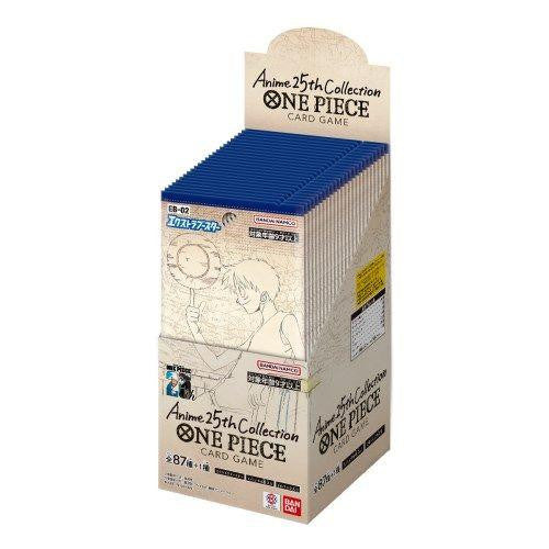  Bandai EB-02 One Piece Card Game Anime 25th Collection SINGLE BOX (24 Packs)