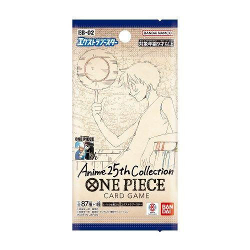  Bandai EB-02 One Piece Card Game Anime 25th Collection SINGLE BOX (24 Packs)