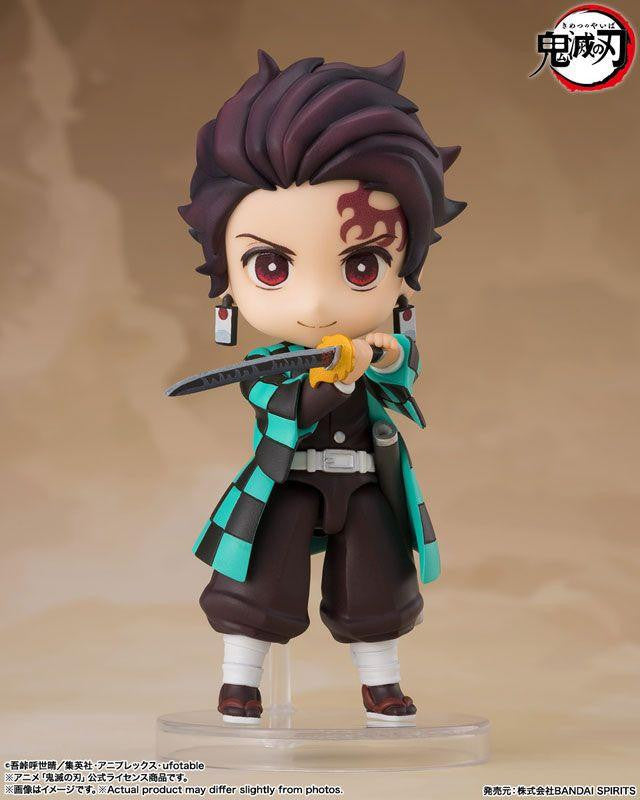  Bandai Figuarts Mini Tanjiro Kamado Rengoku Kyojuro's Tsuba Nichirin Sword Ver. Figure (Demon Slayer: Kimetsu No Yaiba)