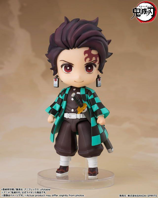  Bandai Figuarts Mini Tanjiro Kamado Rengoku Kyojuro's Tsuba Nichirin Sword Ver. Figure (Demon Slayer: Kimetsu No Yaiba)
