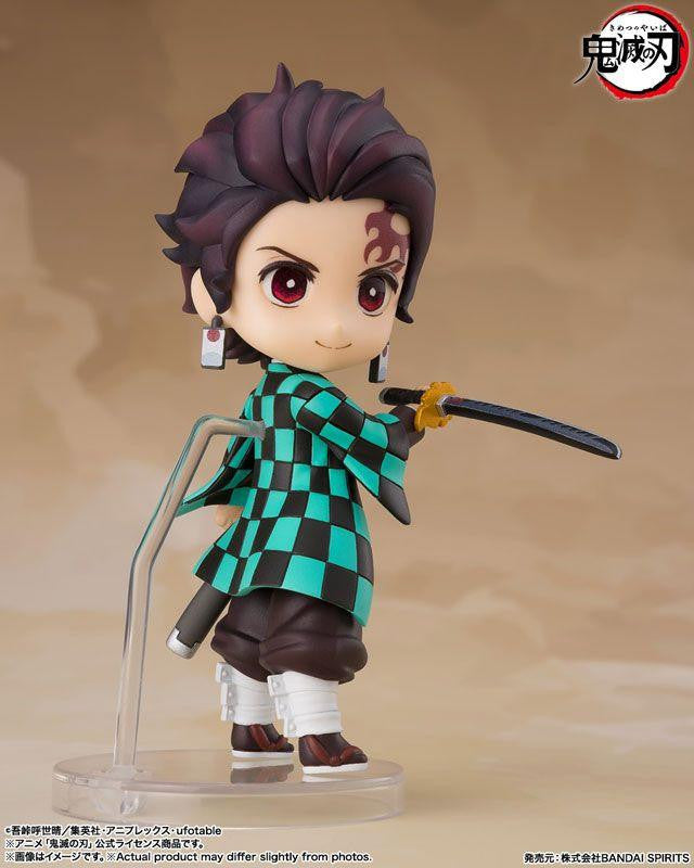  Bandai Figuarts Mini Tanjiro Kamado Rengoku Kyojuro's Tsuba Nichirin Sword Ver. Figure (Demon Slayer: Kimetsu No Yaiba)