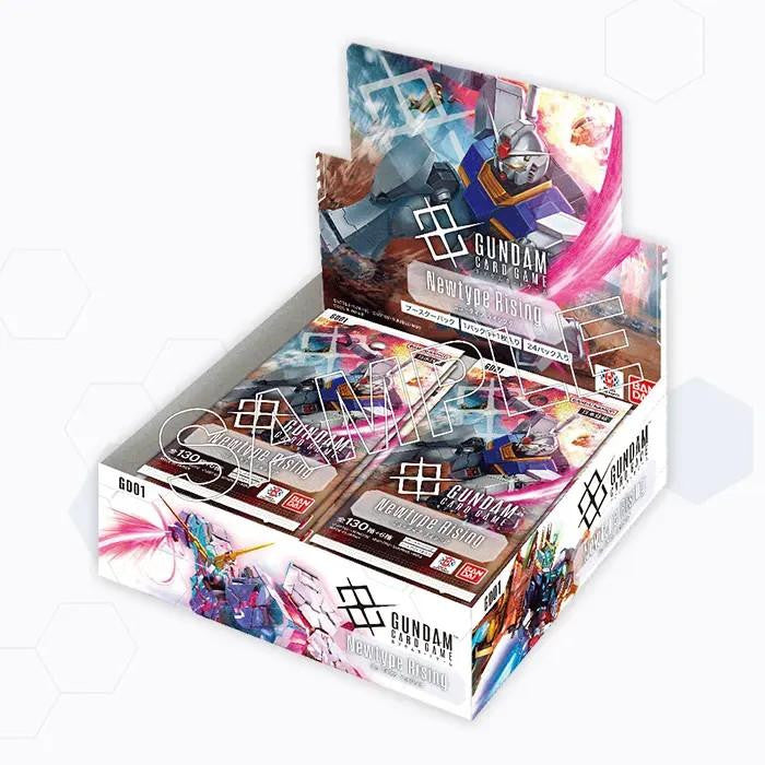  Bandai Gundam Card Game -Newtype Rising- [GD01] Booster Pack BOX (24 Packs)